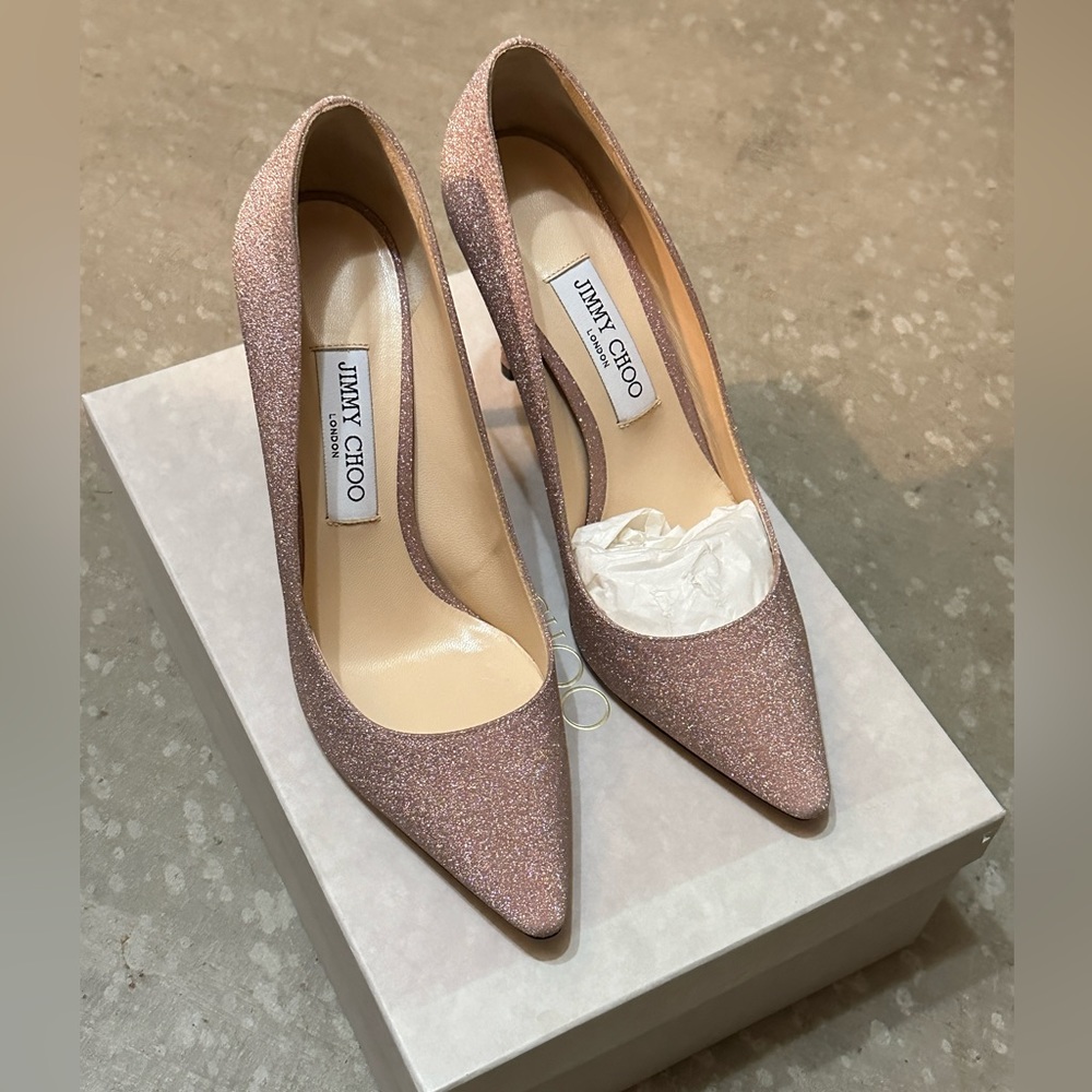 NEW Jimmy Choo Romy 100 in Ballet Pink